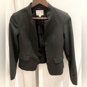 Loft black blazer, size 2P, like new